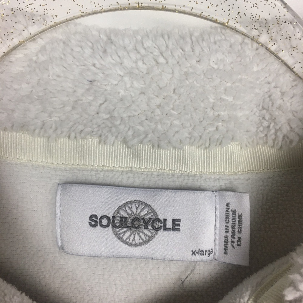 ❤️SOLD❤️SoulCycle Off White Pullover Sweatshirt - Picture 5 of 5